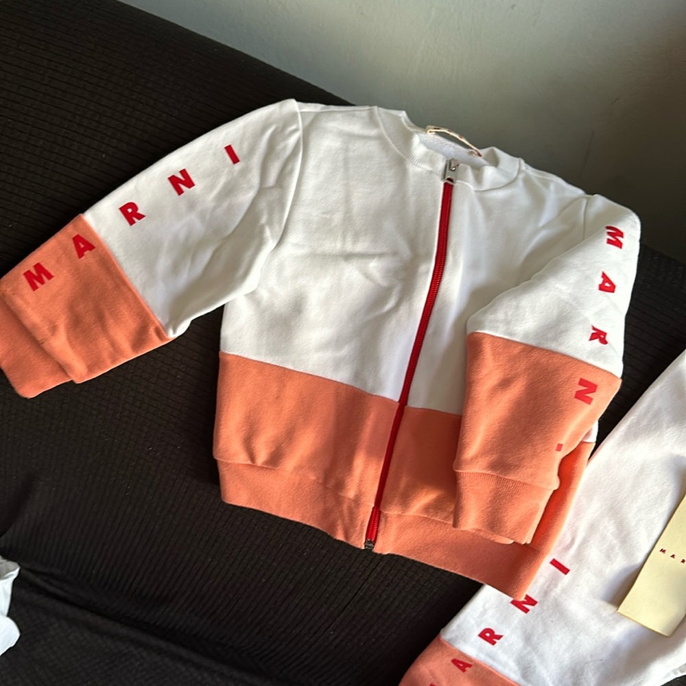 Marni toddler girl sweat suit set